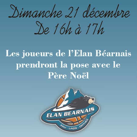 L’ELAN BEARNAIS prendra la pose avec le PERE NOEL !
