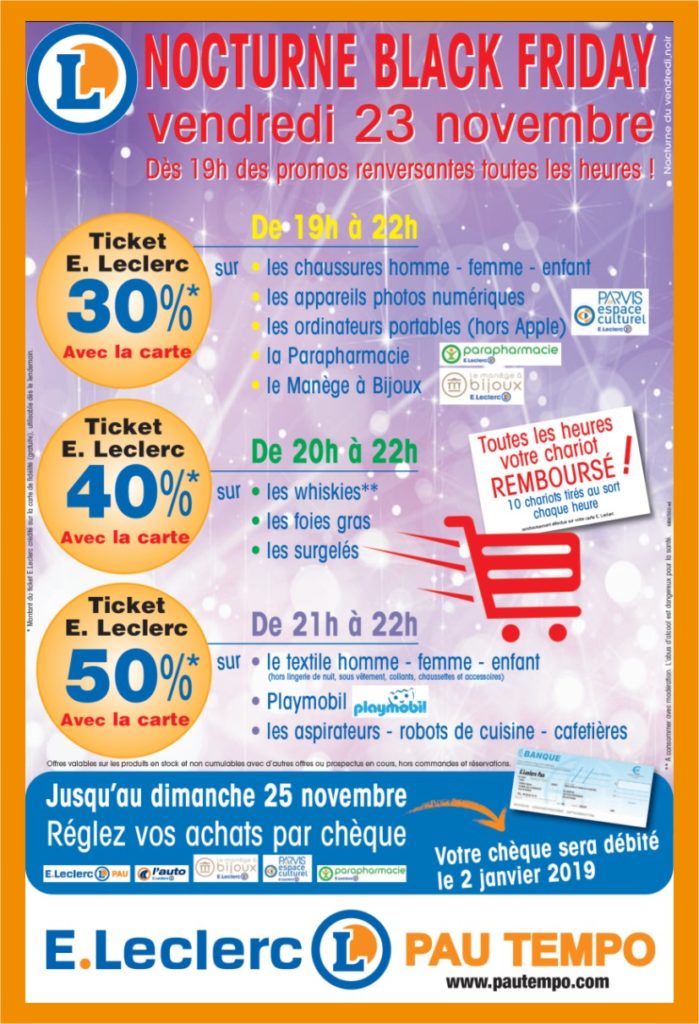 BLACK FRIDAY by E.LECLERC Centre Leclerc Tempo