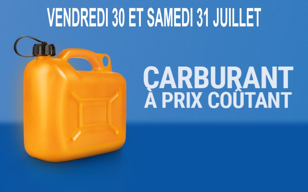 Carburant à prix coûtant