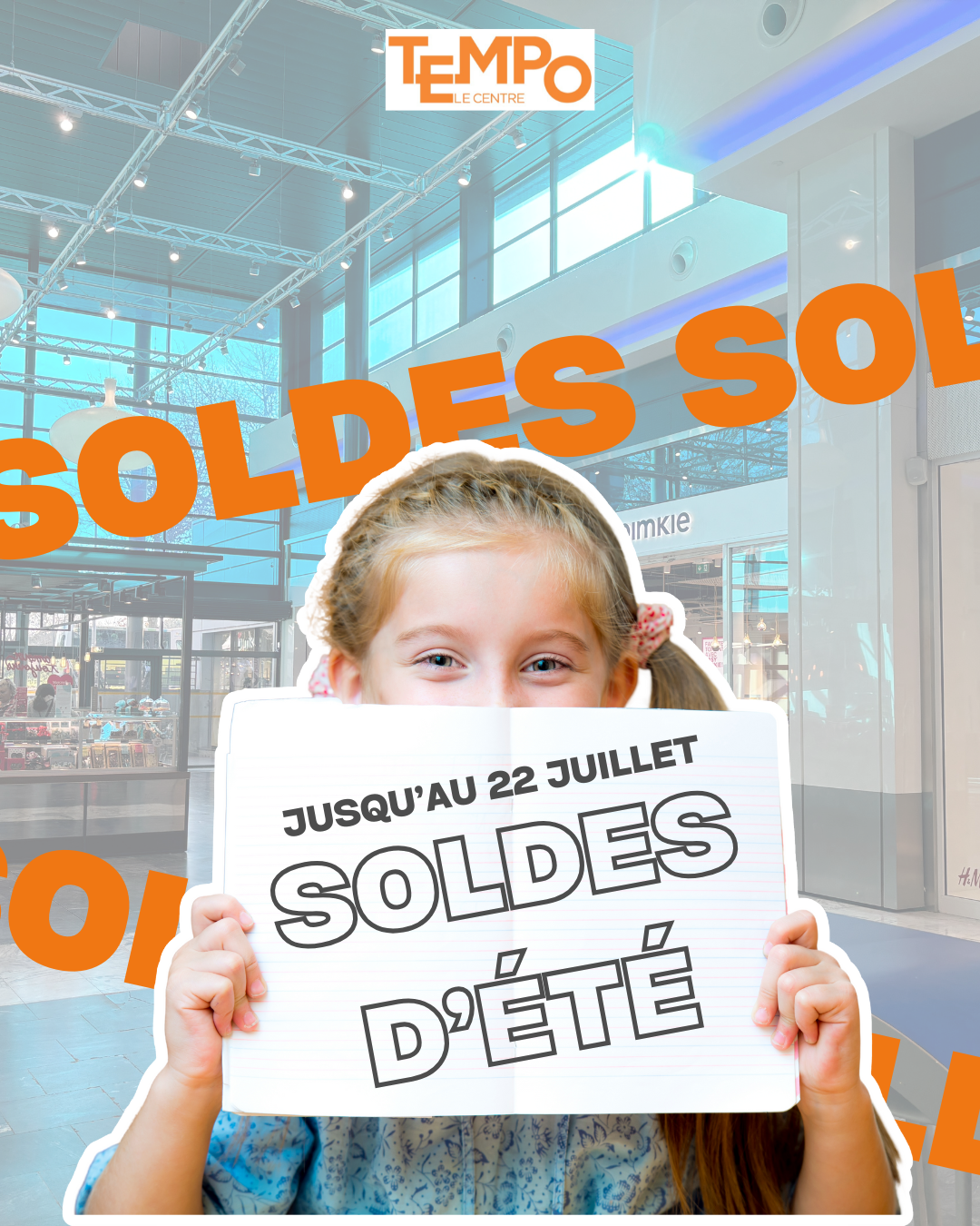 annonce soldes d'été tempo le centre