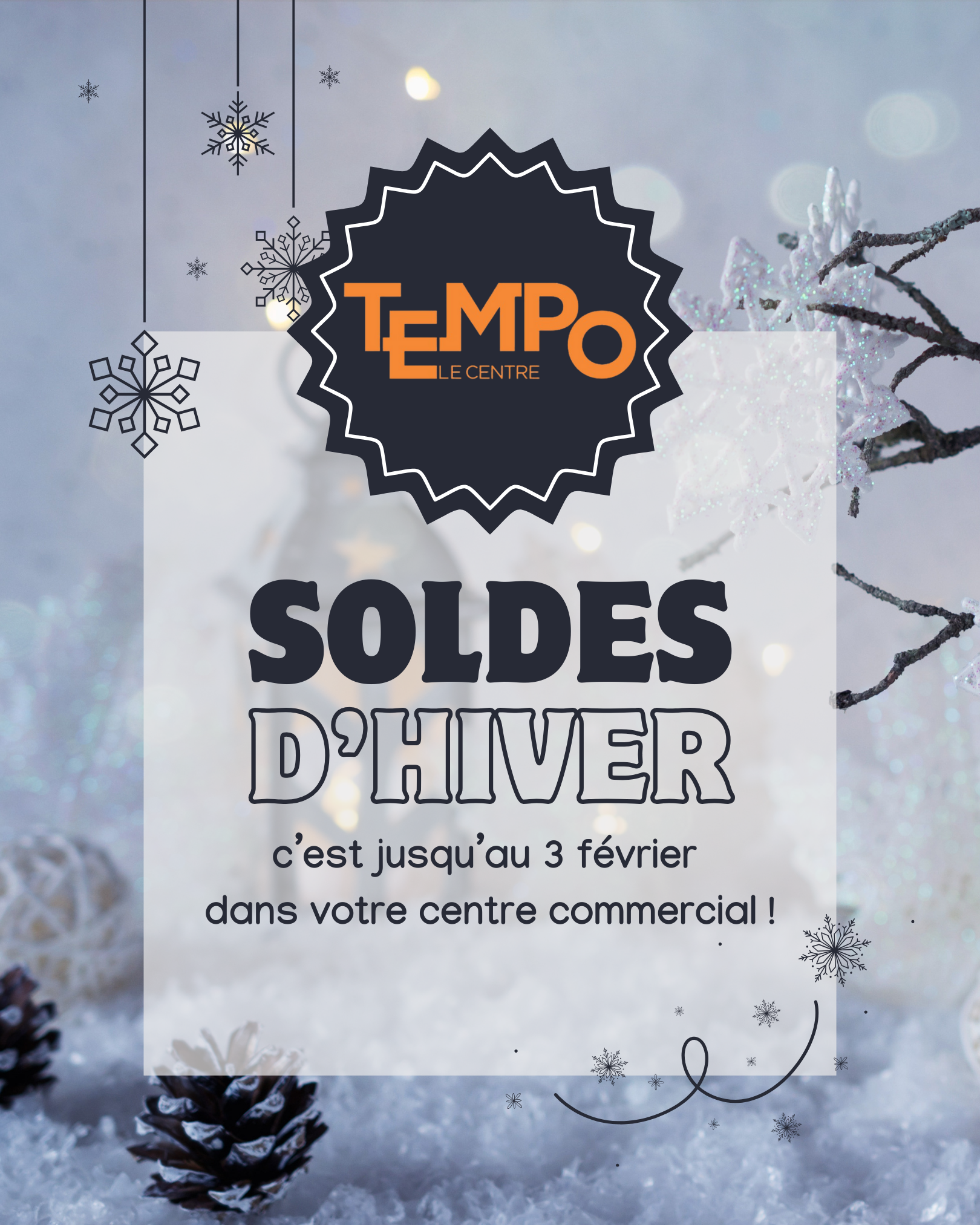 les soldes c'est parti dans votre centre commercial tempo au coeur de Pau