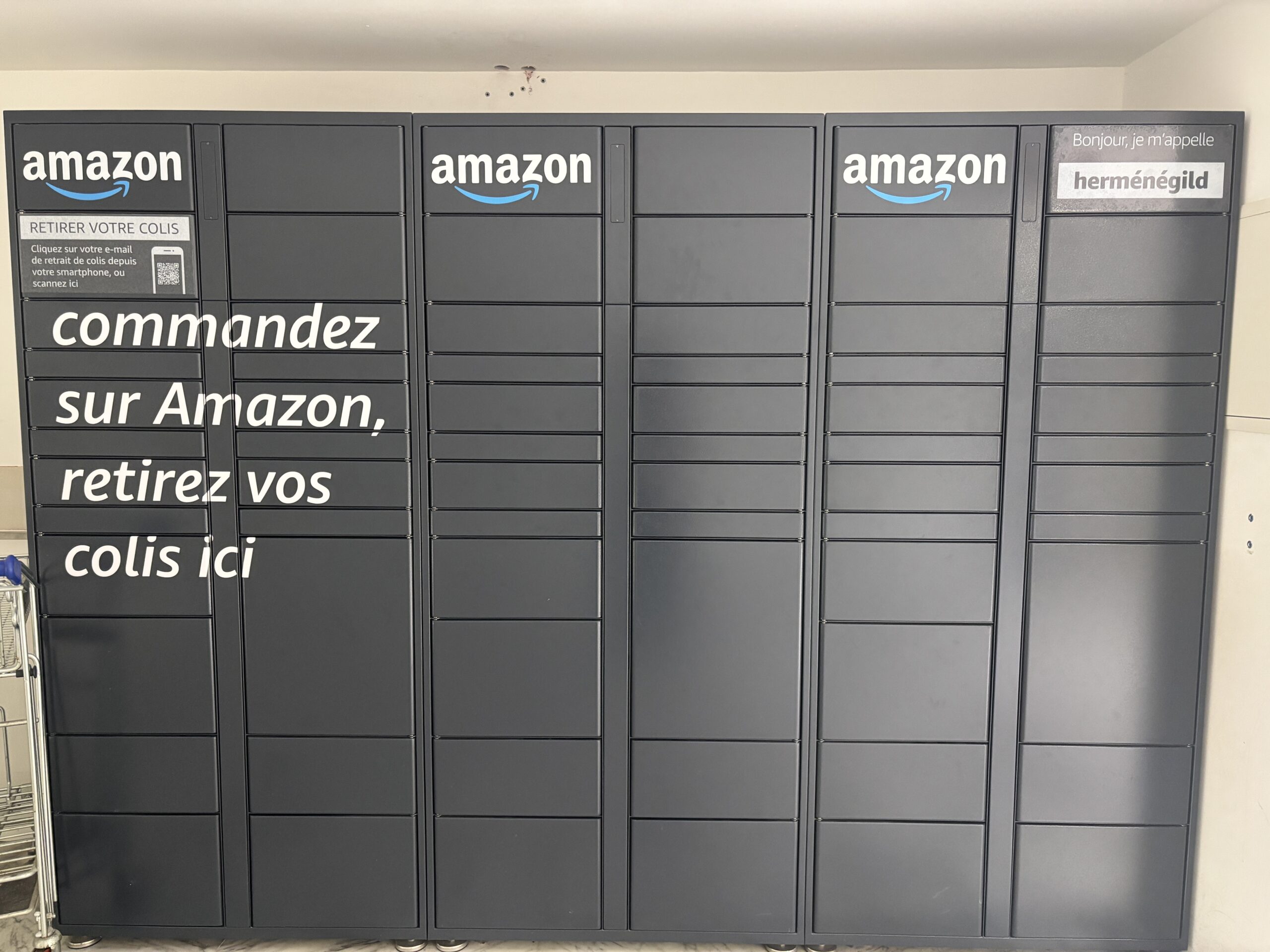 locker amazon centre commercial E.Leclerc Tempo